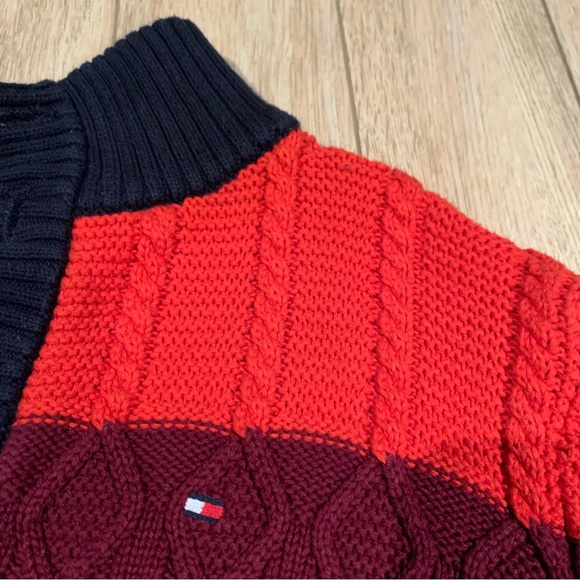Tommy Hilfiger Boys Cable Knit Sweater 12-14 - Picture 4 of 8
